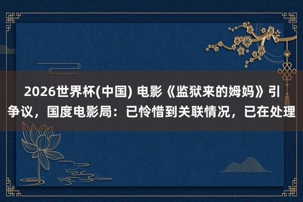 2026世界杯(中国) 电影《监狱来的姆妈》引争议，国度电影局：已怜惜到关联情况，已在处理