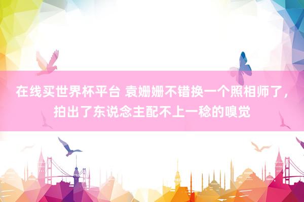在线买世界杯平台 袁姗姗不错换一个照相师了，拍出了东说念主配不上一稔的嗅觉